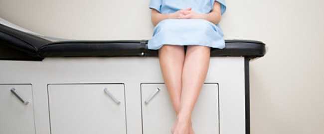 mulher no ginecologista para tratar candidíase na gravidez