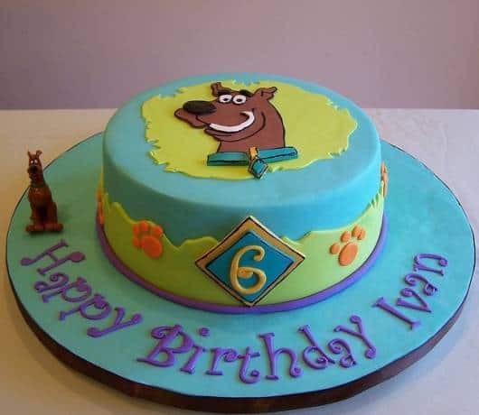 modelos de bolo para Festa Scooby-Doo