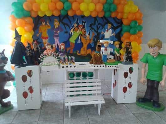 decoração de Festa Scooby-Doo provençal