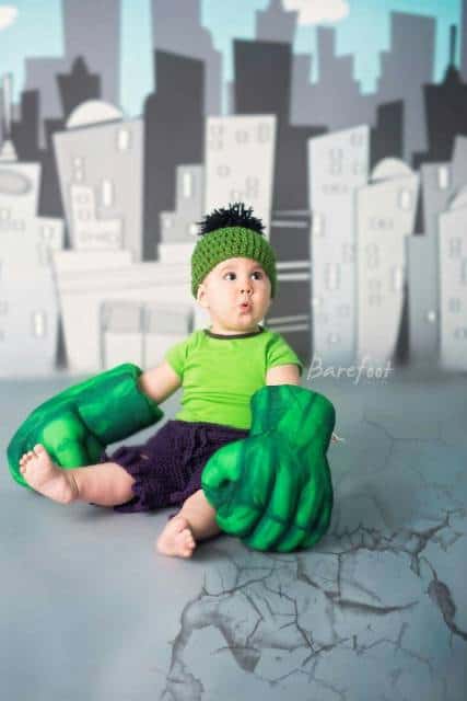 fantasia do Hulk Infantil baby