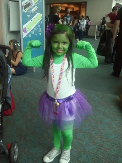 fantasia do Hulk Infantil feminina