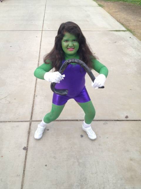 fantasia do Hulk Infantil de mulher hulk