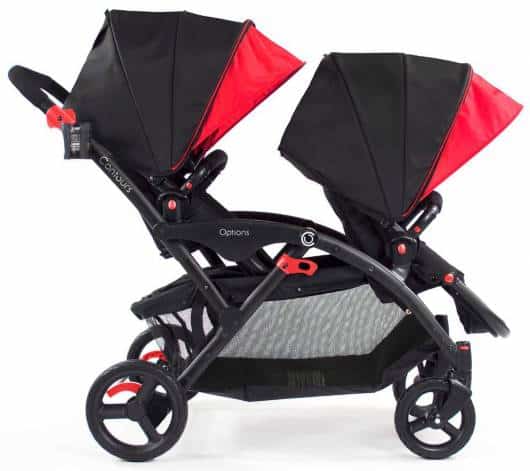carrinho de bebê para gêmeos com dois andares