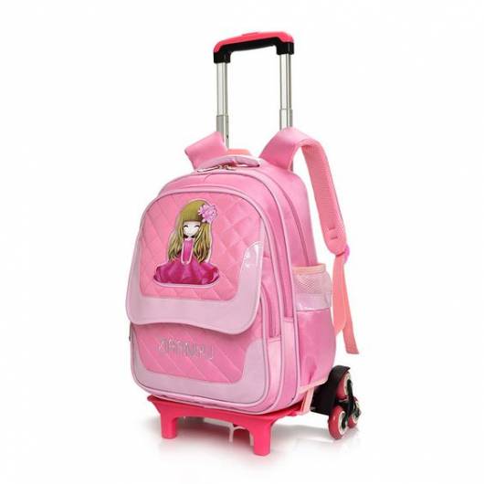mochila carrinho rosa