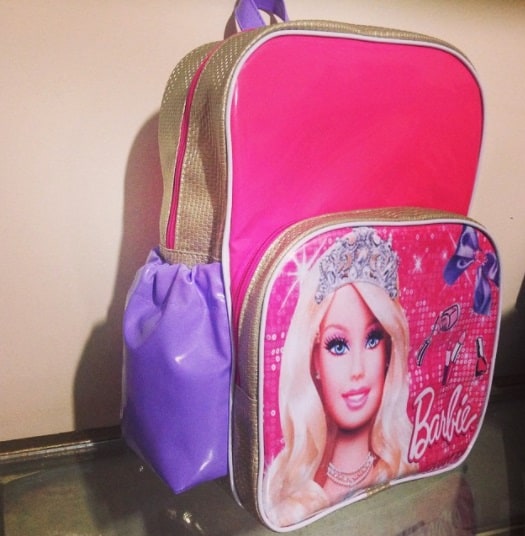 mochila rosa Barbie