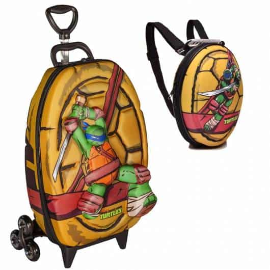 mochila infantil com rodinhas 3D