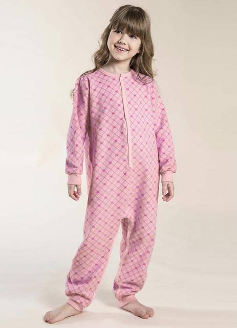 Existem macacões pijamas para meninas de todas as idades