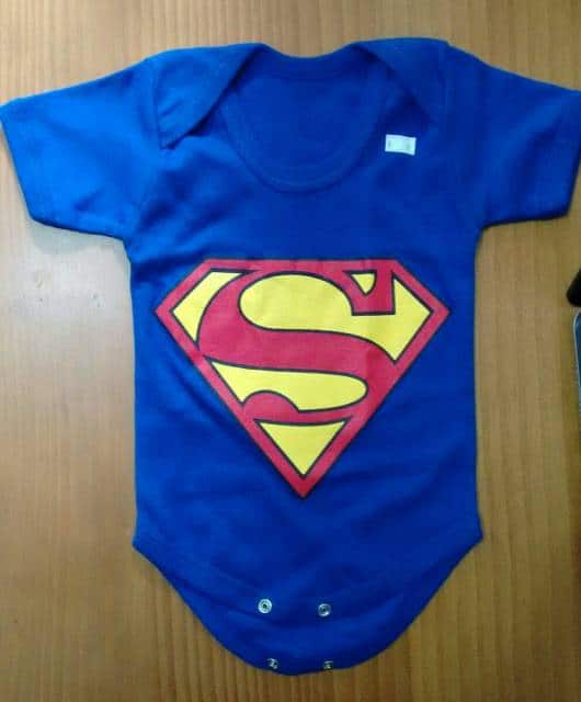 Body Infantil Super Homem