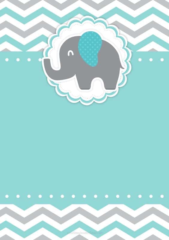 convite elefantinho para imprimir grátis