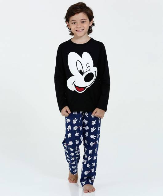 Pijama Disney Infantil com calça para menino