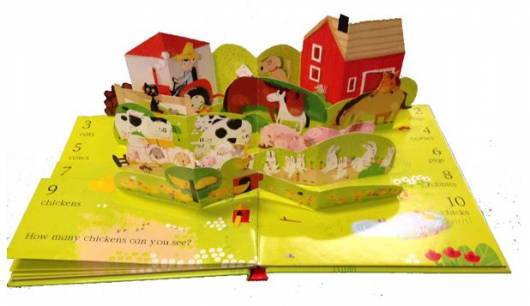 Livro infantil 3D A Fazenda