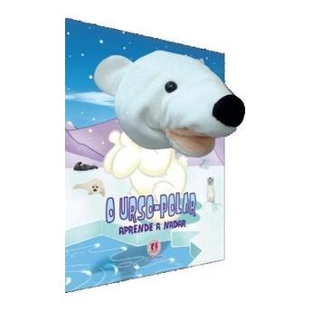 Livro infantil com Fantoche O Urso Polar