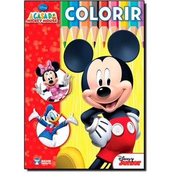 Livro infantil para colorir do Mickey