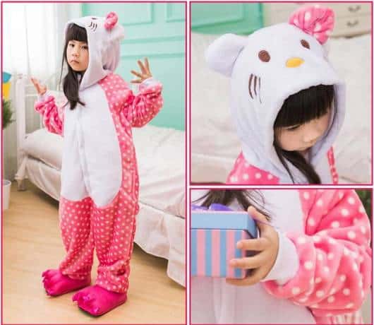 Pijama infantil feminino de Hello Kitty