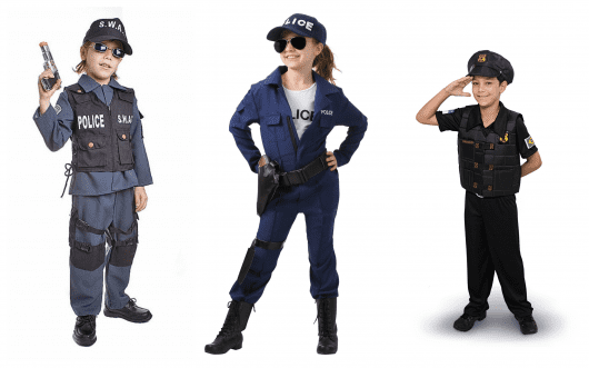 Dicas estilosas de fantasias de policial para meninos e meninas