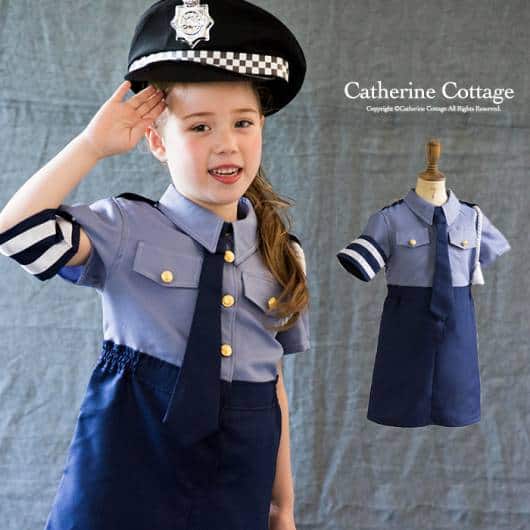 Ideia de fantasia de policial para meninas