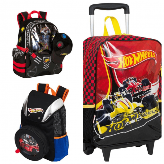 Conheça diversas opções de mochila Hot Wheels!