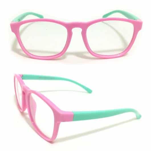 óculos colorido silicone