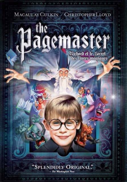 filmes de magia Pagemaster - O Mestre da Fantasia