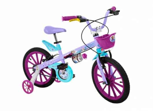Modelo de bicicleta colorido para meninas