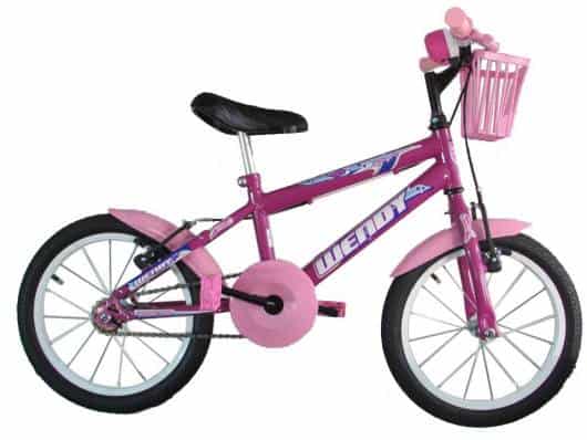 Dica de bicicleta roxa para meninas