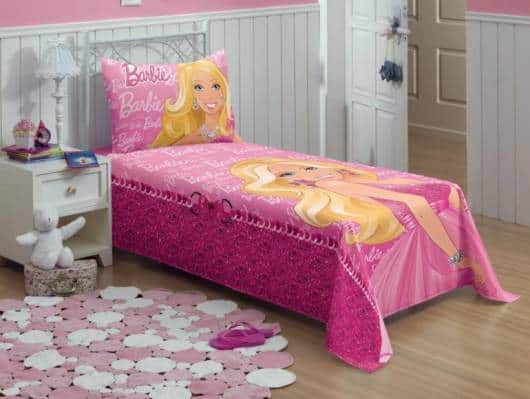 roupa de cama Barbie