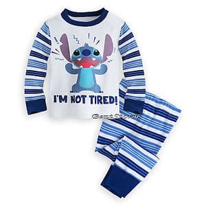 Pijama infantil do Stitch com calça e camiseta de manha longa