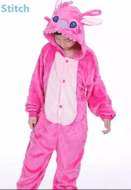 Pijama Stitch rosa para crianças - Mercado Livre