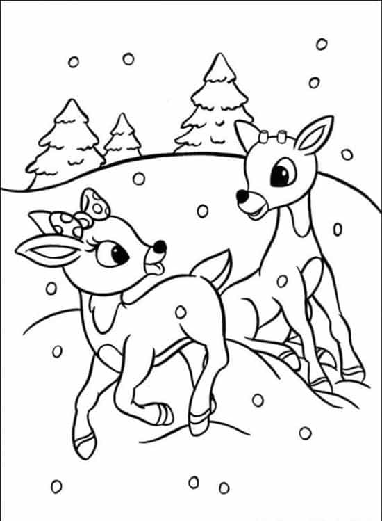 cartão de natal com neve