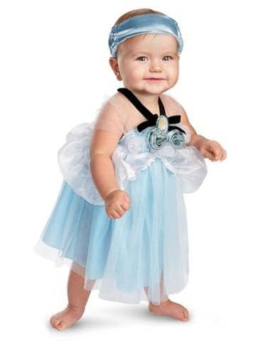 Sugestão de vestidinho inspirado na Cinderela para bebês
