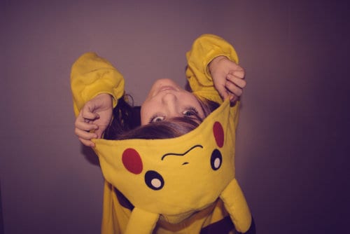 Pijama Pikachu Infantil com capuz