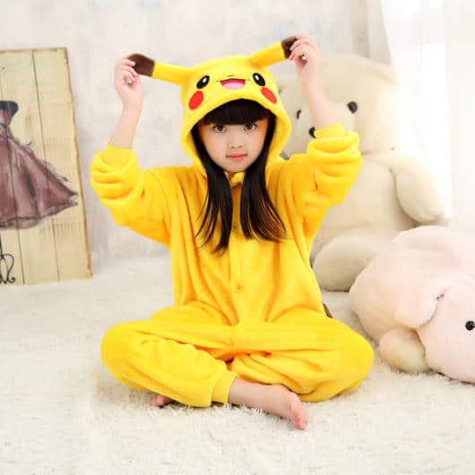 Pijama Pikachu Infantil para meninas