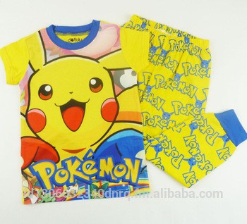 Outro modelo de pijama com estampa do Pikachu