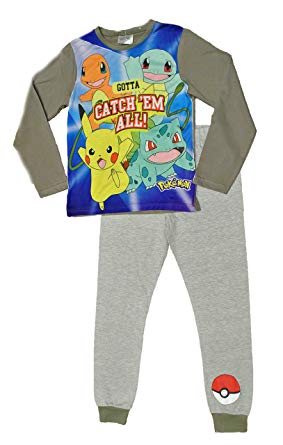 Mais um modelo de pijama, agora cinza do pokemon