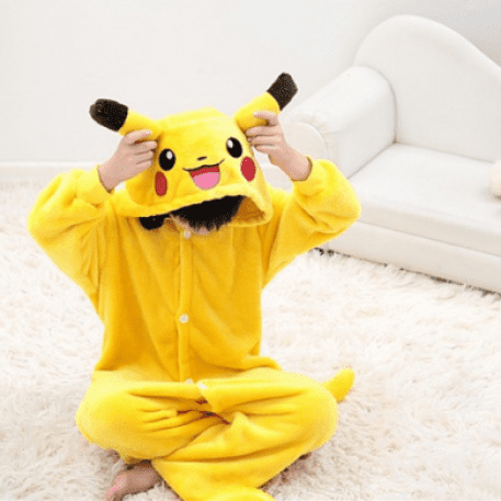 O pijama no estilo macacão faz o maior sucesso pokemon