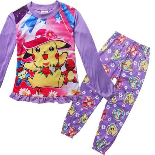 Pijama Pokemon lilás