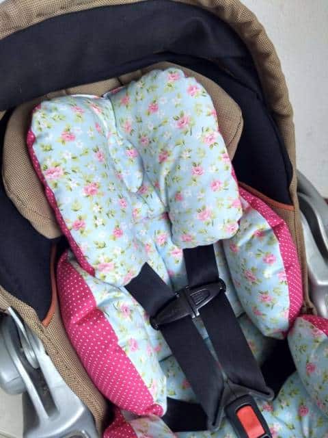 Almofadas para bebê conforto