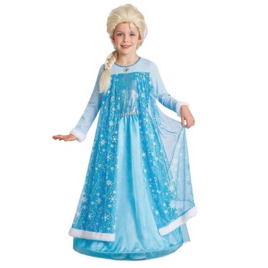 Vestido da frozen: vestido da Elsa com capa