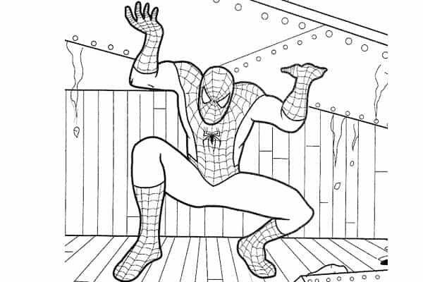 desenho do Homem Aranha