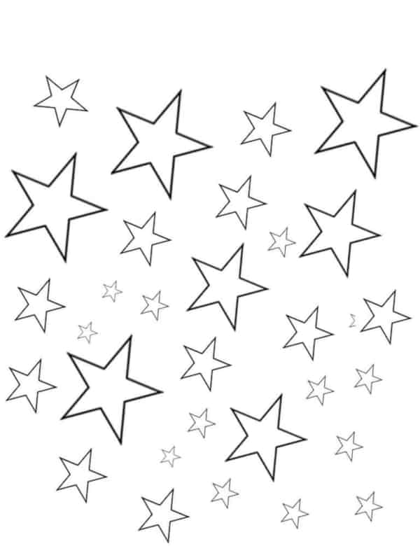 estrelas de 5 pontas pequenas