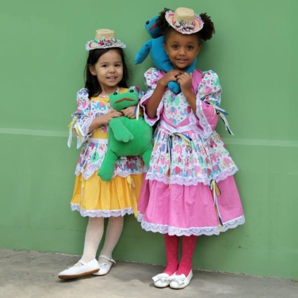 Roupas de festa junina infantil ideias para meninas