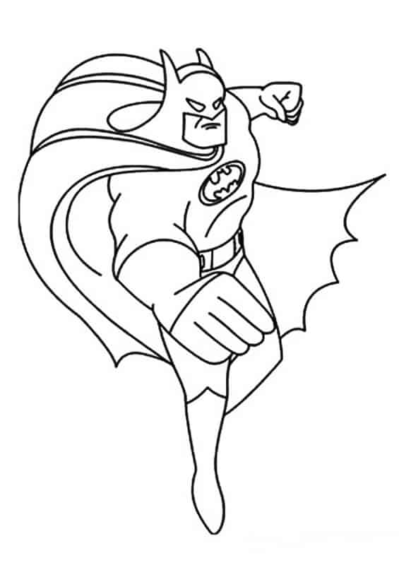 Batman desenho para colorir
