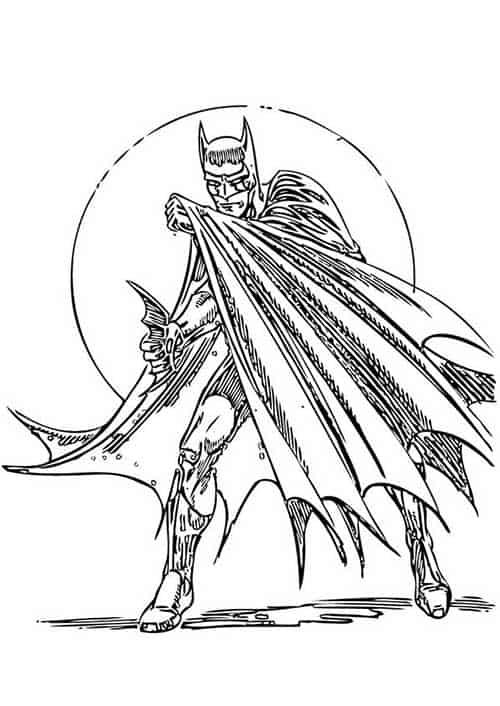 desenhos do Batman para colorir