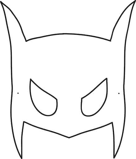 ideia de desenho do Batman para colorir