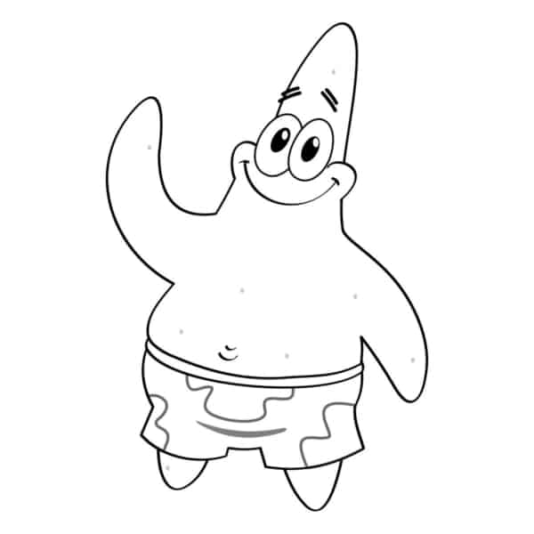 Patrick para colorir