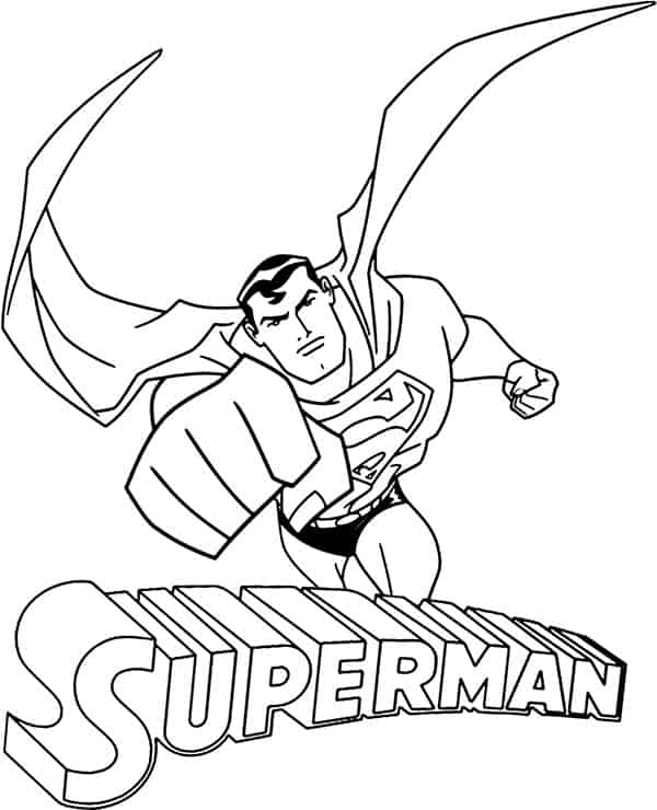 desenho do super homem