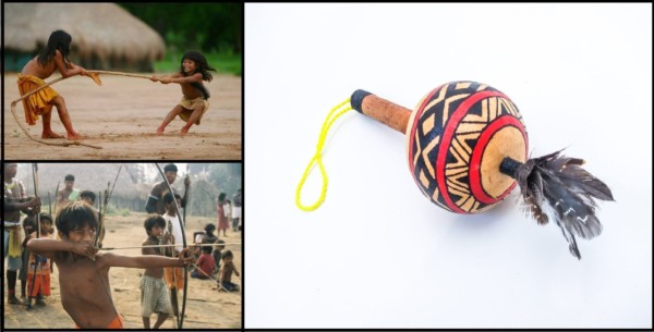 fotos de brinquedos indigenas