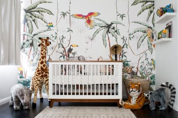 temas para quarto de bebê safari