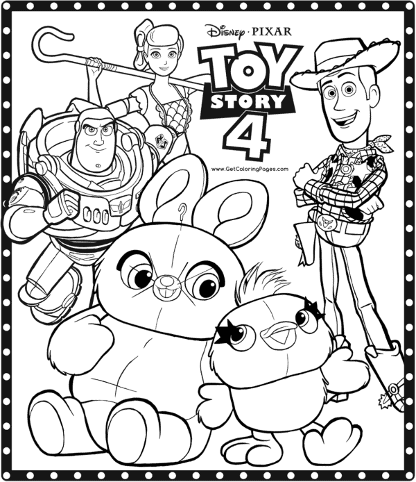 Toy Story para Colorir Desenhos para Imprimir GRÁTIS