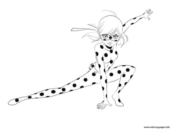 desenho da Ladybug para pintar